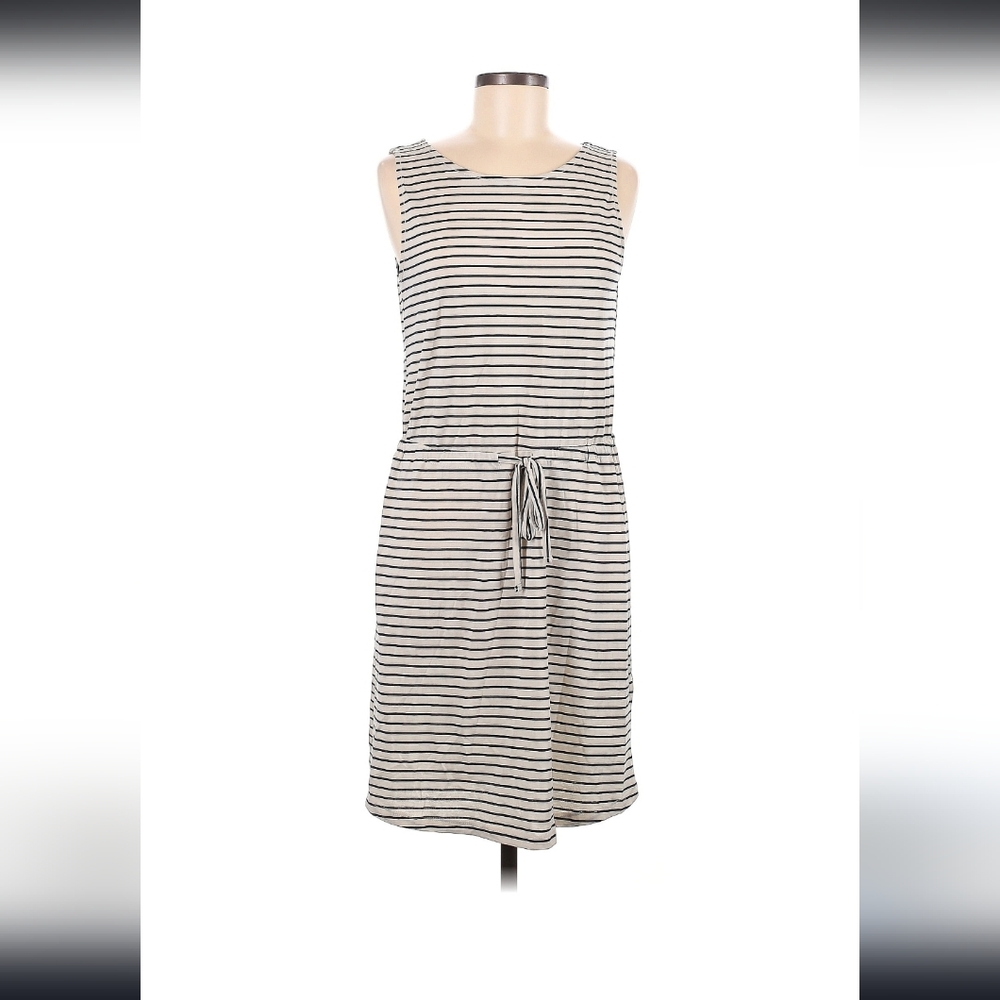 Pieces Striped Sleeveless Dress M